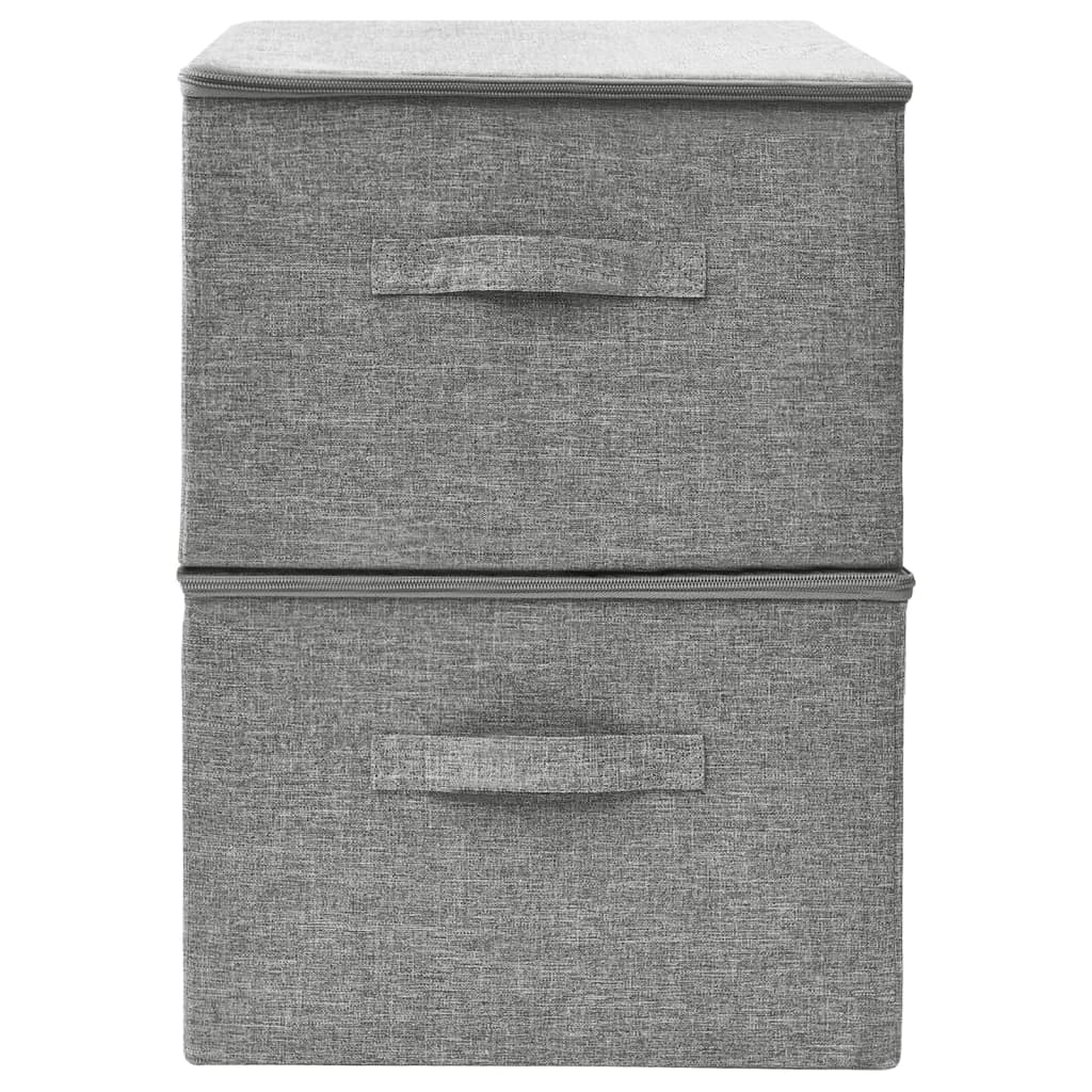 Storage Boxes 2 Pcs Fabric 43X34X23 Cm