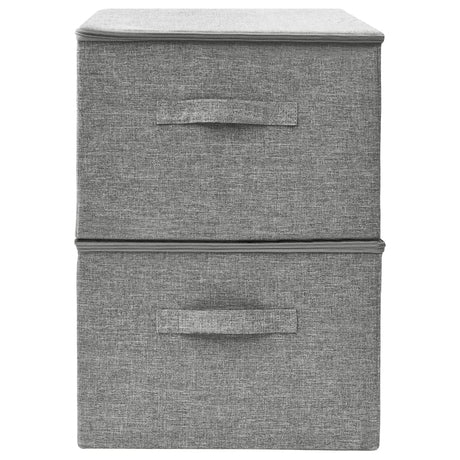 Storage Boxes 2 Pcs Fabric 43X34X23 Cm