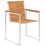 Garden Chairs 4 Pcs And Stainless Steel