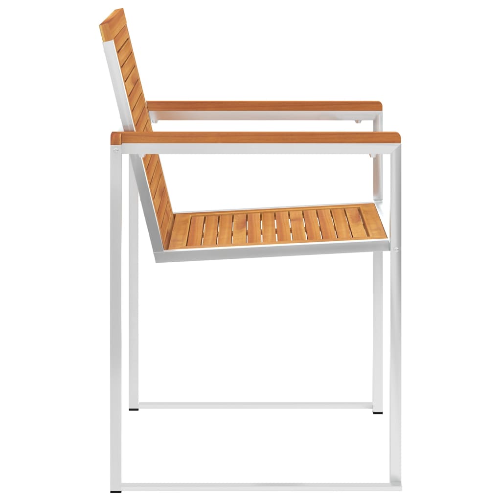 Garden Chairs 4 Pcs And Stainless Steel