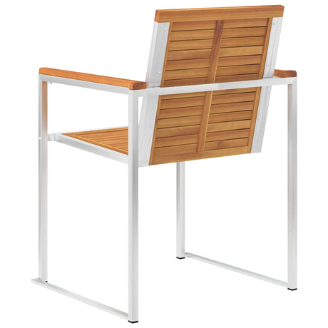 Garden Chairs 4 Pcs And Stainless Steel