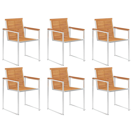 Garden Chairs 4 Pcs And Stainless Steel