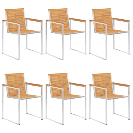 Garden Chairs 4 Pcs And Stainless Steel