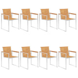 Garden Chairs 4 Pcs And Stainless Steel
