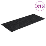 Self-Adhesive Stair Mats Rectangular 15 Pcs