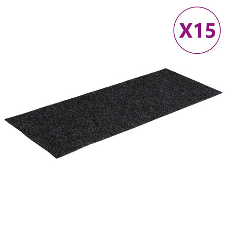 Self-Adhesive Stair Mats Rectangular 15 Pcs