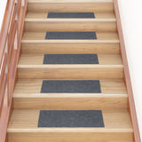 Self-Adhesive Stair Mats Rectangular 15 Pcs