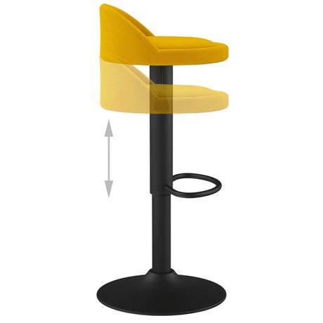 Bar Stools 2 Pcs Velvet