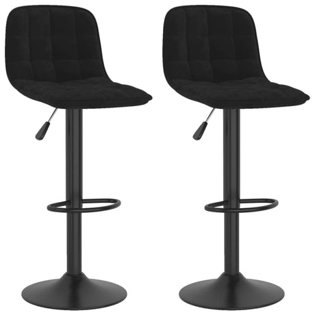 Bar Stools 2 Pcs Velvet
