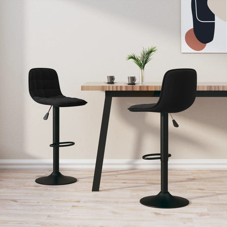 Bar Stools 2 Pcs Velvet