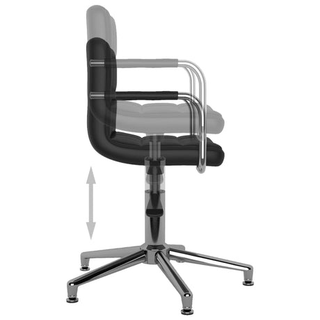 Swivel Dining Chairs 2 Pcs Faux Leather