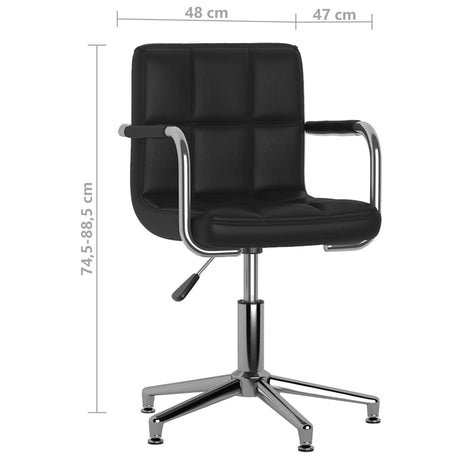 Swivel Dining Chairs 2 Pcs Faux Leather