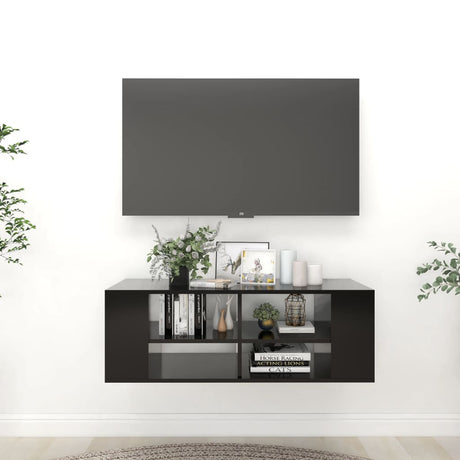 Wall-Mounted Tv Cabinet 102X35X35 Cm Engineered Wood