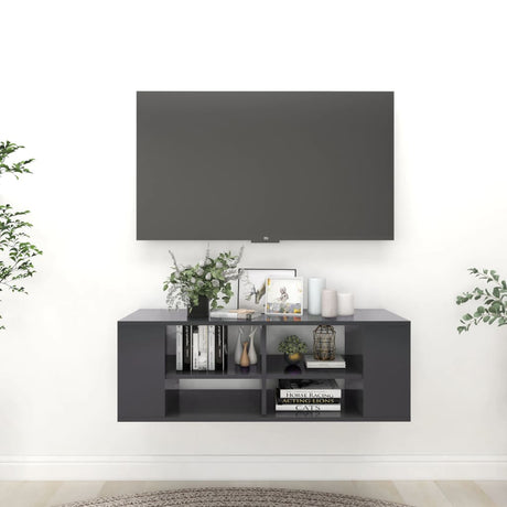 Wall-Mounted Tv Cabinet 102X35X35 Cm Engineered Wood