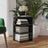 Side Cabinet 35X35X55 Cm Engineered Wood