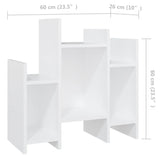 Side Cabinet 60X26X60 Cm Engineered Wood