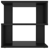 Side Table Black 40x40x40 cm Engineered Wood