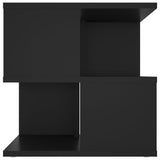 Side Table Black 40x40x40 cm Engineered Wood
