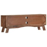Tv Cabinet 110X30X40 Cm Rough Mango Wood