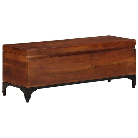 Storage Trunk 110X35X41 Cm Solid Acacia Wood