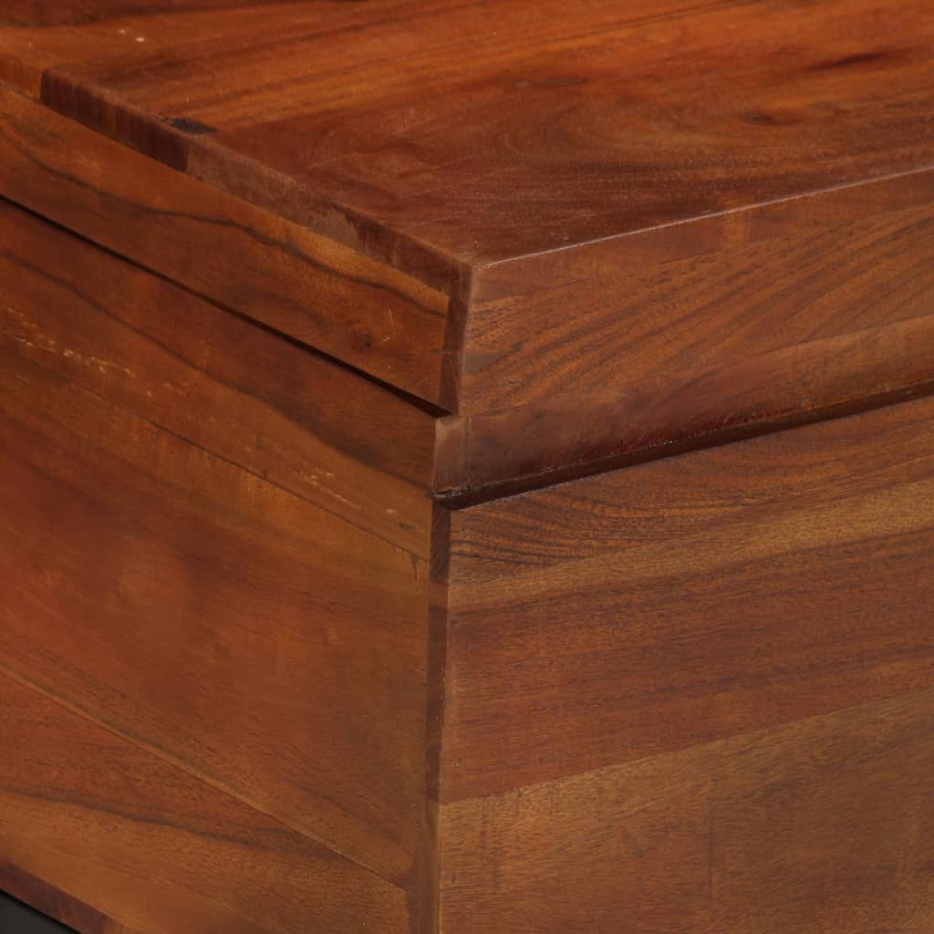 Storage Trunk 110X35X41 Cm Solid Acacia Wood