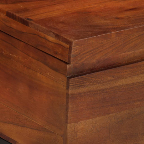 Storage Trunk 110X35X41 Cm Solid Acacia Wood