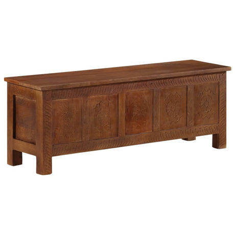 Storage Box 110X30X40 Cm Solid Mango Wood