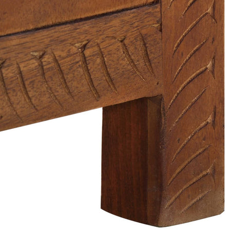 Storage Box 110X30X40 Cm Solid Mango Wood