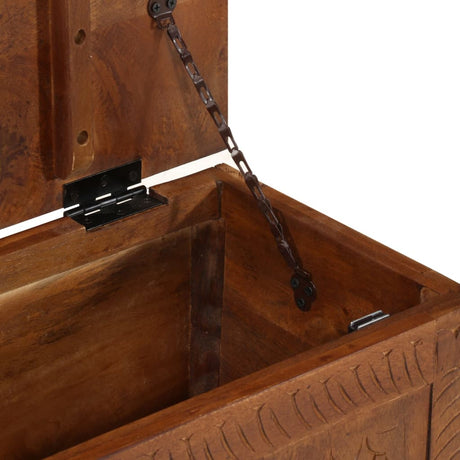 Storage Box 110X30X40 Cm Solid Mango Wood
