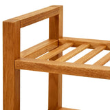 Shoe Rack With 4 Shelves 50X27X Solid Oak Wood
