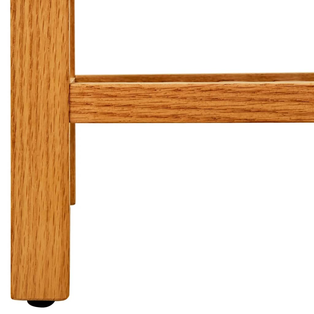 Shoe Rack With 4 Shelves 50X27X Solid Oak Wood