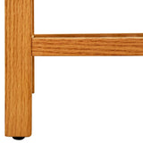 Shoe Rack With 4 Shelves 50X27X Solid Oak Wood