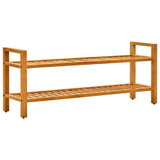 Shoe Rack With 4 Shelves 50X27X Solid Oak Wood