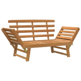 Garden Bench 2-In-1 190 Cm Solid Acacia Wood