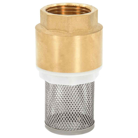 Suction Hose With Brass Connectors 1.1&quot; Pvc