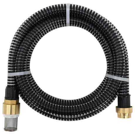 Suction Hose With Brass Connectors 1.1&quot; Pvc