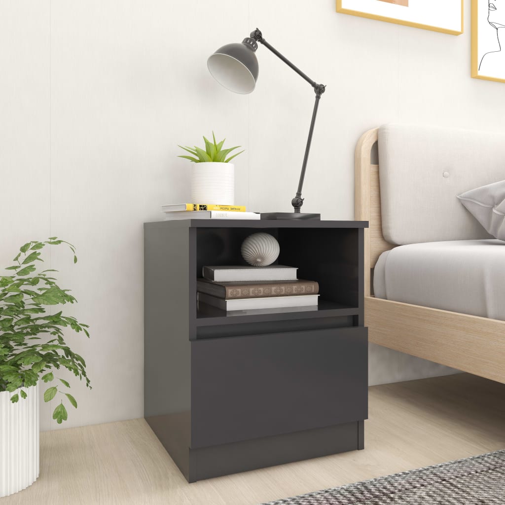 Bed Cabinet 40X40X50 Cm Engineered Wood