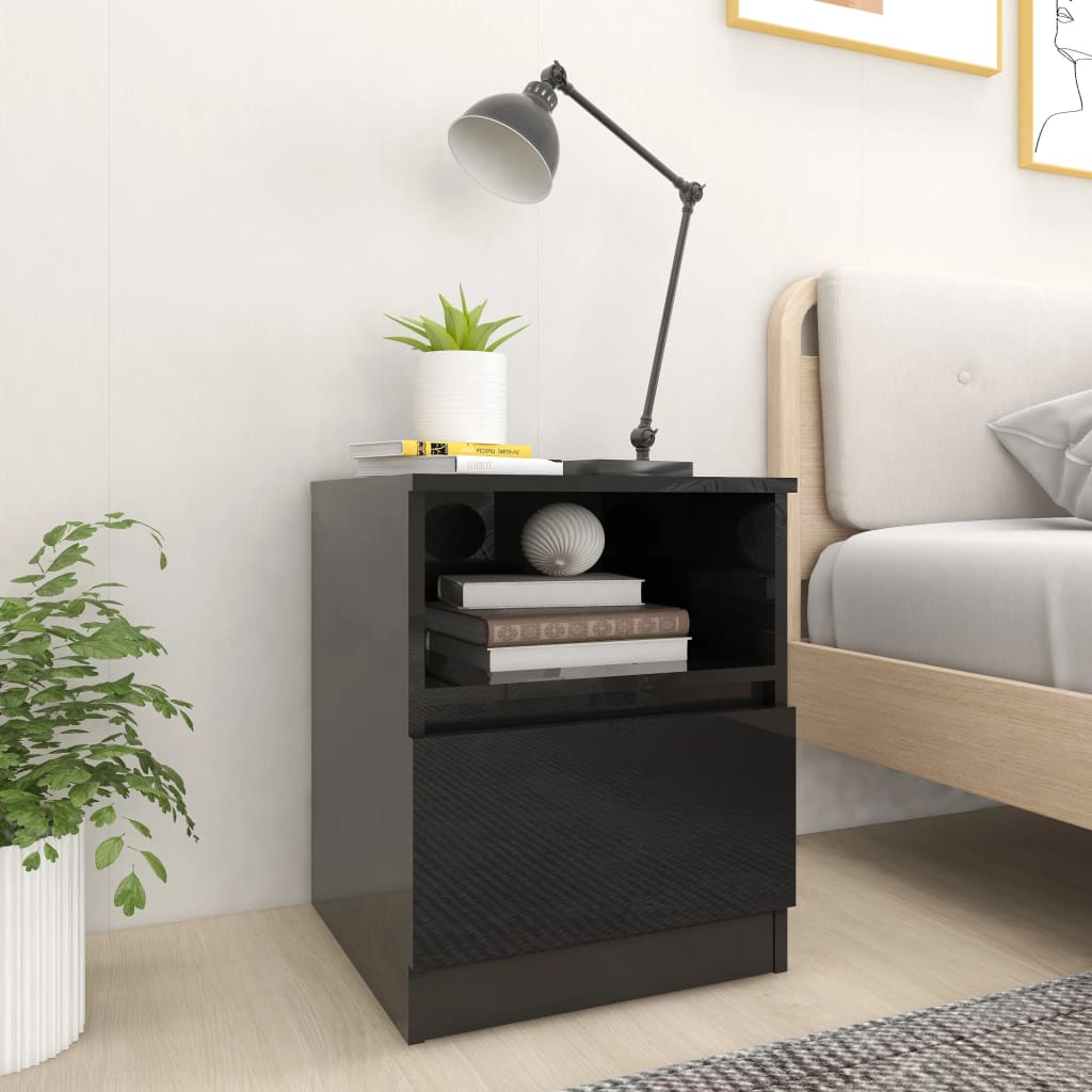 Bed Cabinet 40X40X50 Cm Engineered Wood