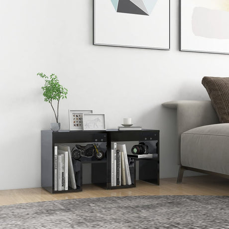Bed Cabinet 40X30X40 Cm Engineered Wood