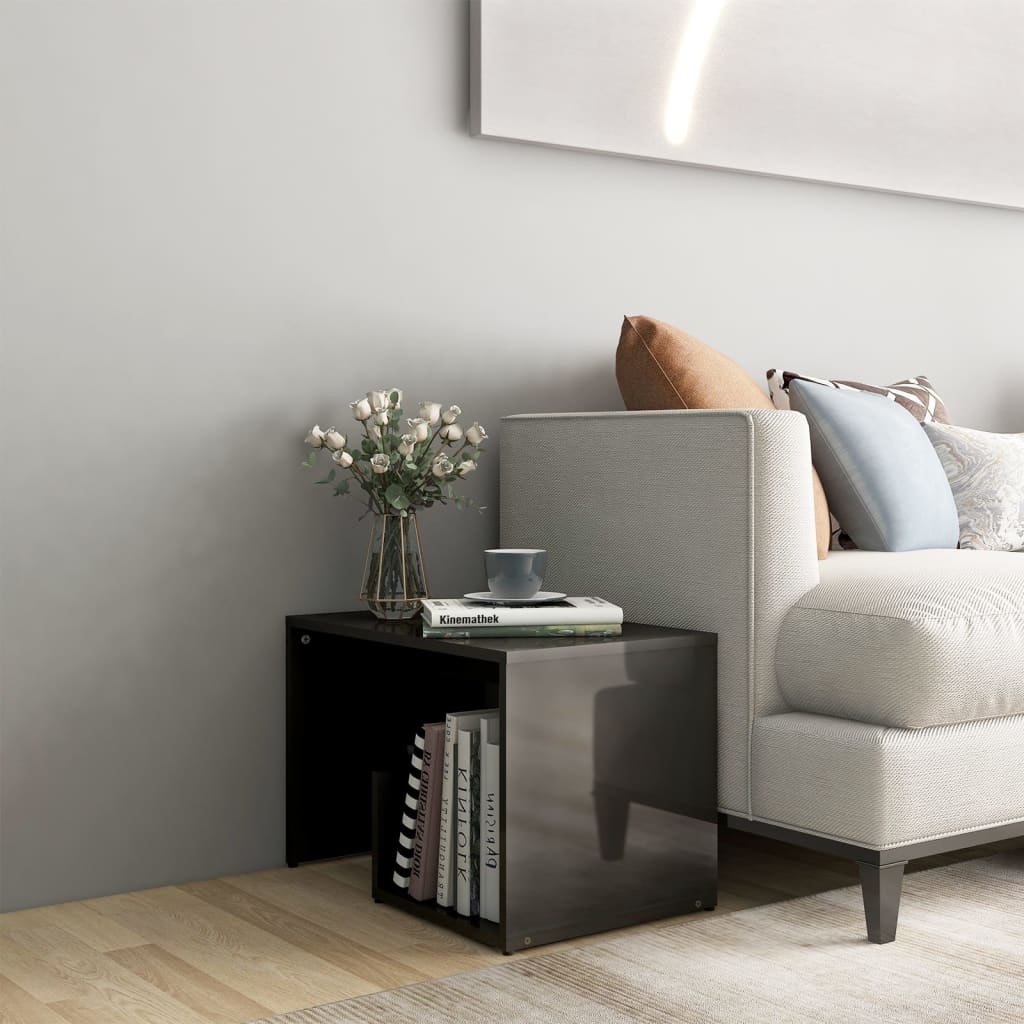 Side Table 59X36X38 Cm Engineered Wood