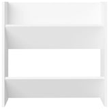 Wall Shoe Cabinets 2 Pcs 60X18X Engineered Wood White