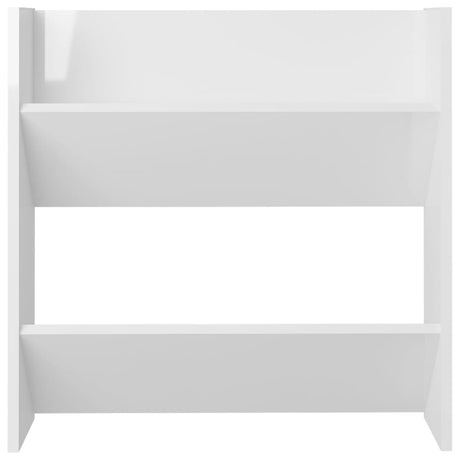 Wall Shoe Cabinets 4 Pcs 60X18X Engineered Wood High Gloss White