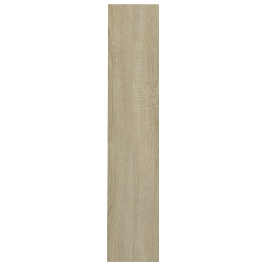 Wall Shoe Cabinet 60X18X Engineered Wood Sonoma Oak