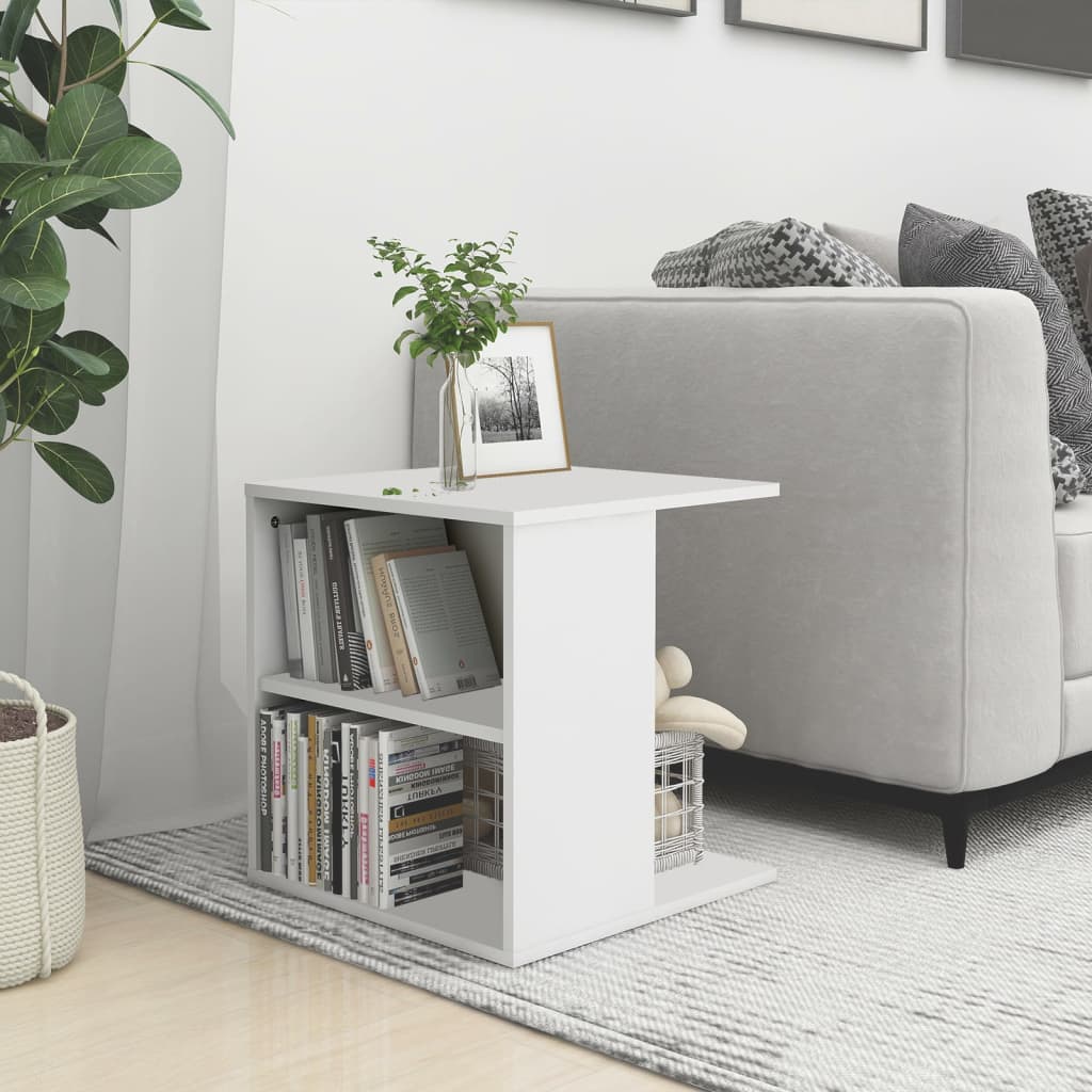 Side Table 45X45X48 Cm Engineered Wood