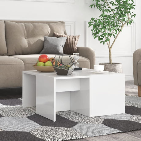 Coffee Tables 4 Pcs 33X33X33 Cm Engineered Wood