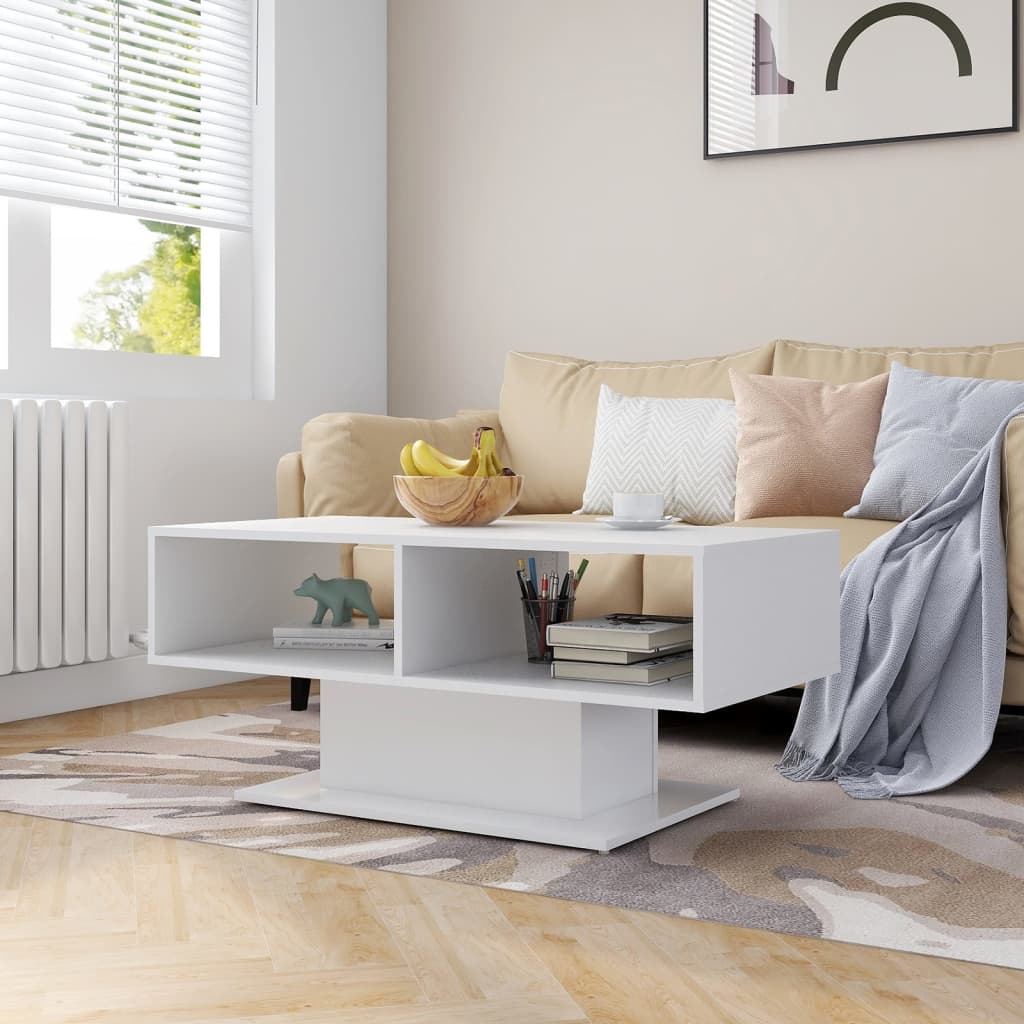 Coffee Table 103.5X50X44.5 Cm Engineered Wood