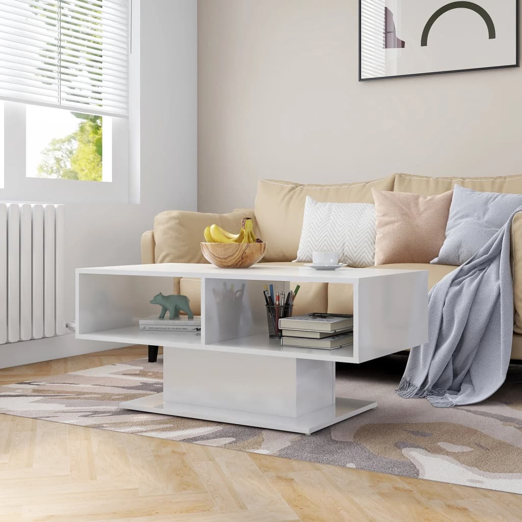 Coffee Table 103.5X50X44.5 Cm Engineered Wood
