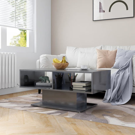Coffee Table 103.5X50X44.5 Cm Engineered Wood
