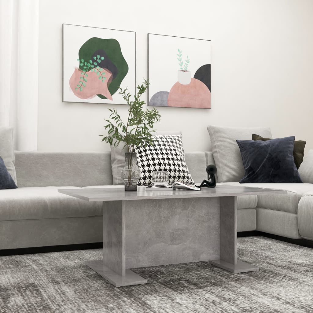 Coffee Table 103.5X60X40 Cm Engineered Wood