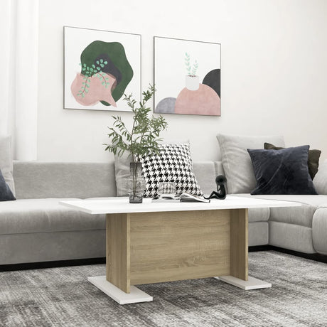 Coffee Table 103.5X60X40 Cm Engineered Wood